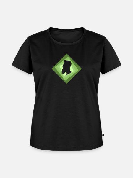 Bart Baertig Schnurrbart - Frauen Premium Bio T-Shirt - Schwarz