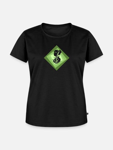 Vegan Pflanzlich Bio - Frauen Premium Bio T-Shirt - Schwarz