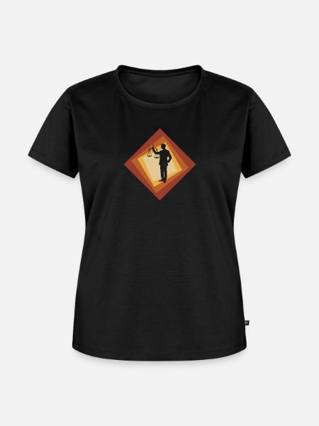 Gericht Richter Behandlung - Frauen Premium Bio T-Shirt - Schwarz