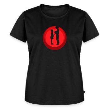 Enseignant à l’école primaire Abi - T-shirt Premium bio Femme - noir - Devant - Selfina (174cm)