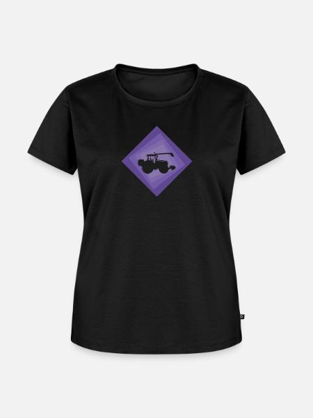 Landwirt Bauer Hof - Frauen Premium Bio T-Shirt - Schwarz