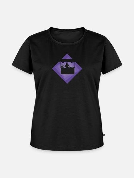 Imbisswagen Mahlzeit lecker - Frauen Premium Bio T-Shirt - Schwarz