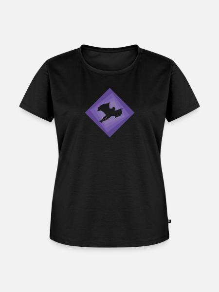 Wingsuit Fliegen Stuntman Gleiten - Frauen Premium Bio T-Shirt - Schwarz