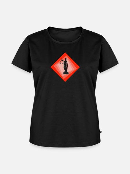 Anwalt Gericht - Frauen Premium Bio T-Shirt - Schwarz