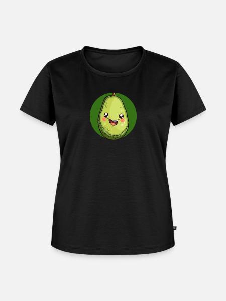 Avocado Bio - Frauen Premium Bio T-Shirt - Schwarz