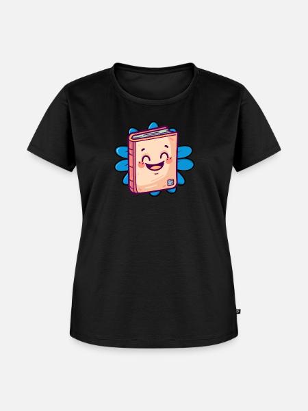 Lesen Leseratte - Frauen Premium Bio T-Shirt - Schwarz