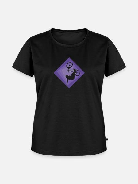Freeride BMX - Frauen Premium Bio T-Shirt - Schwarz