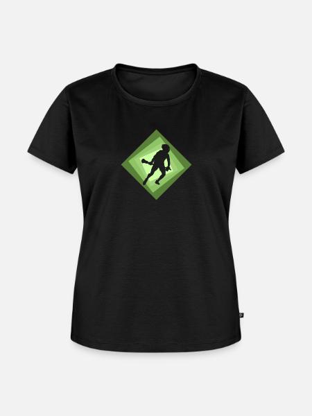 LSM Intercrosse - Frauen Premium Bio T-Shirt - Schwarz