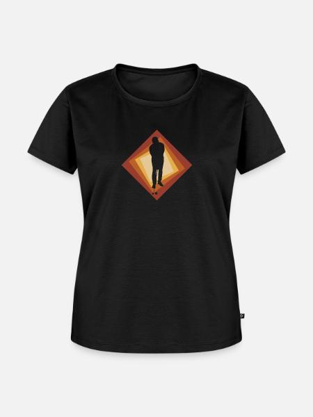 Golfer Golfball Golfer - Frauen Premium Bio T-Shirt - Schwarz
