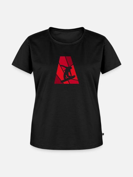 Snowboarding Wintersport Snowboarding - Frauen Premium Bio T-Shirt - Schwarz