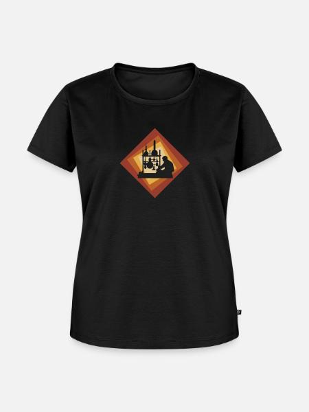 Biochemie Molekül Molekül - Frauen Premium Bio T-Shirt - Schwarz