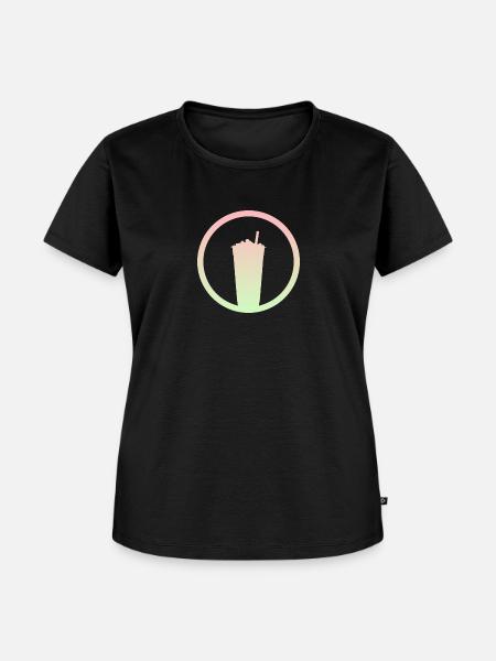 Bubble Bubble Tea Tee - Frauen Premium Bio T-Shirt - Schwarz