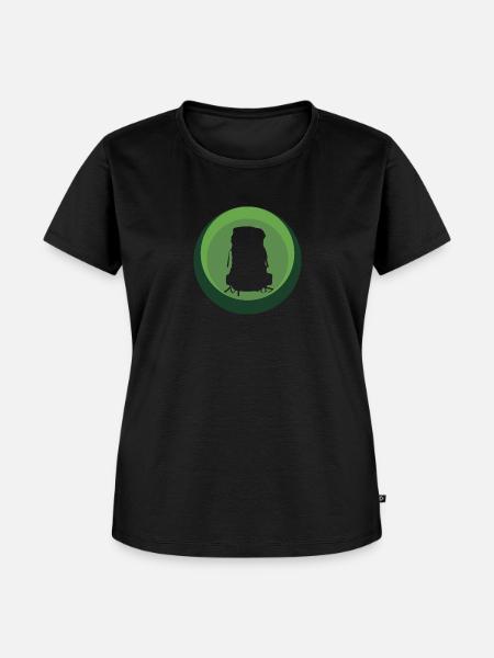 Backpacking Backpacking Backpacker - Frauen Premium Bio T-Shirt - Schwarz