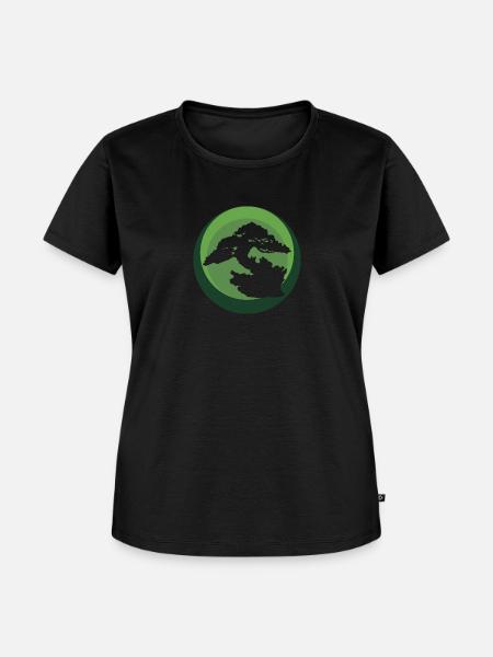 Baum Wachsen Baum - Frauen Premium Bio T-Shirt - Schwarz