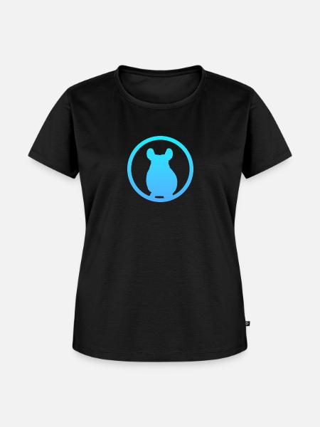 Nagetier Streifenhörnchen Chinchilla - Frauen Premium Bio T-Shirt - Schwarz