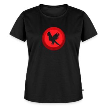 Bird Cockatoos Macaw - Women's Premium Organic T-shirt - black - Front - Selfina (174cm)
