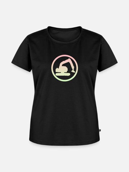 Baggerfahrer Baggerfahrer Baggerfahrerin - Frauen Premium Bio T-Shirt - Schwarz