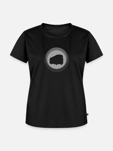 Bus Bus Bus - Frauen Premium Bio T-Shirt - Schwarz