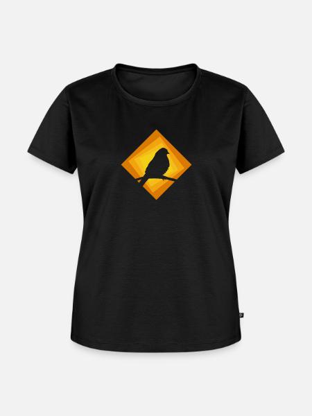Sittich Vogel Sittich - Frauen Premium Bio T-Shirt - Schwarz