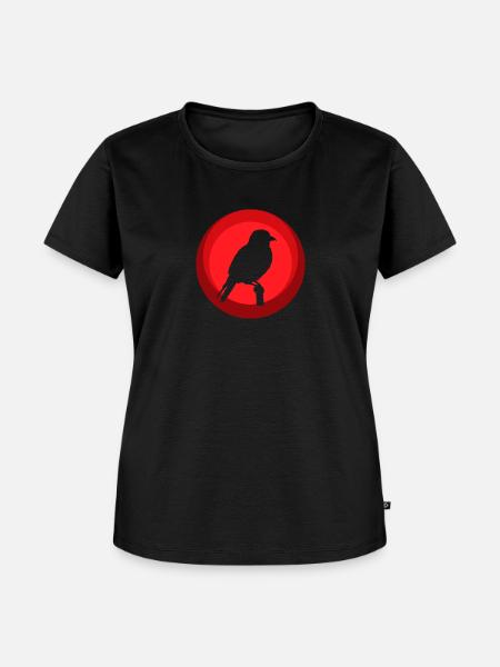 Sittich Vogel Abbildung Tier - Frauen Premium Bio T-Shirt - Schwarz