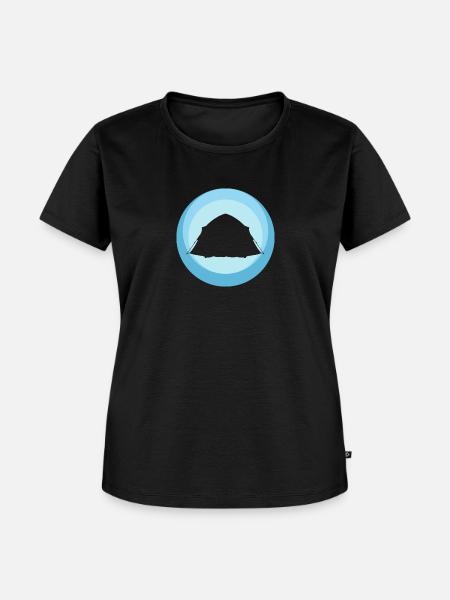 Camper Camping Camper - Frauen Premium Bio T-Shirt - Schwarz
