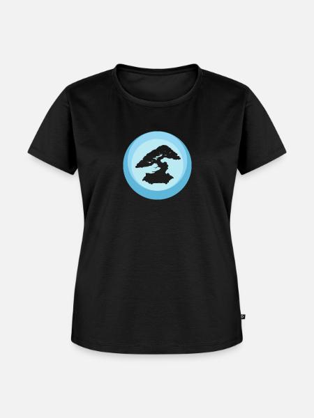 Bäume Baum Bonsai - Frauen Premium Bio T-Shirt - Schwarz