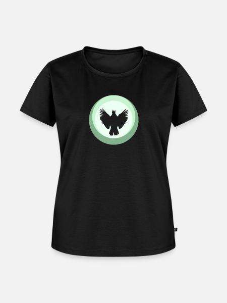 Vogel Vogel Papagei - Frauen Premium Bio T-Shirt - Schwarz