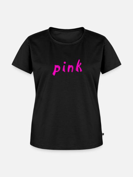 pink - Frauen Premium Bio T-Shirt - Schwarz