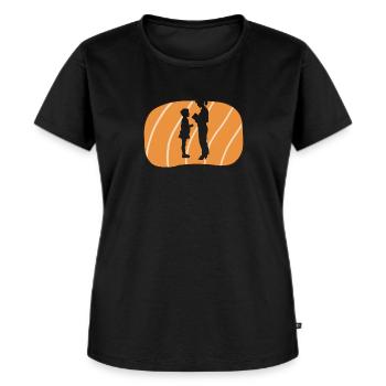 Grundschullehrer Abi Grundschule - Frauen Premium Bio T-Shirt - Schwarz - Vorne - Selfina (174cm)