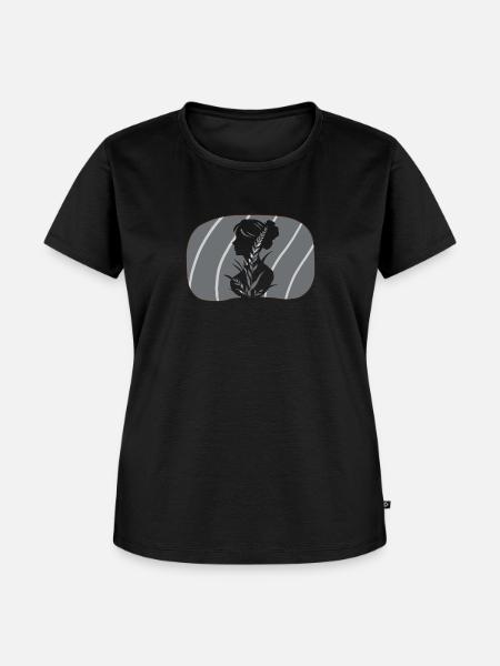 Vegan Fleisch Speise - Frauen Premium Bio T-Shirt - Schwarz