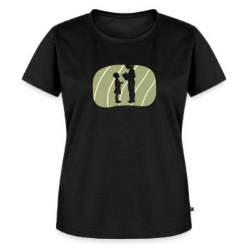 Grundschullehrer Schule - Frauen Premium Bio T-Shirt - Schwarz - Vorne - Selfina (174cm)
