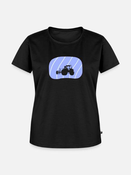 Maehdrescher Ranch - Frauen Premium Bio T-Shirt - Schwarz