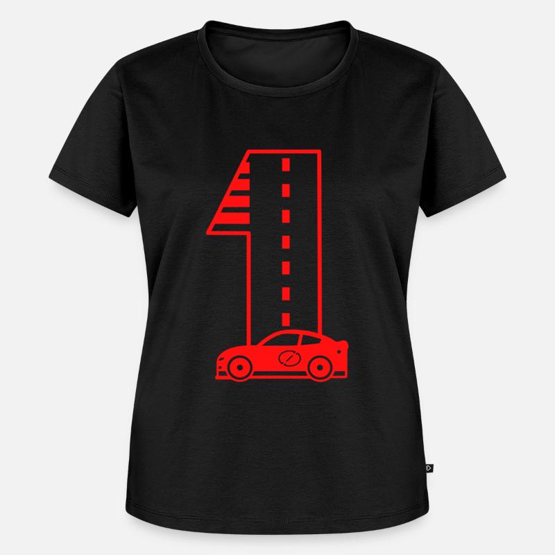 1 auto Buon compleanno 1 anno Auto di un anno - Maglietta ecologica premium da donna - nero