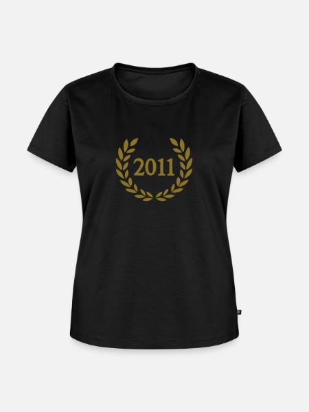 2011 - Frauen Premium Bio T-Shirt - Schwarz