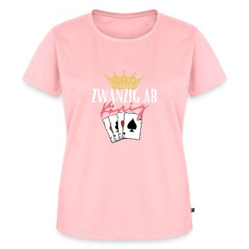 Twenty from King - Women's Premium Organic T-shirt - rose - Front - AI Model Female 172 dark (172cm)