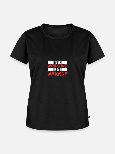 Workout - Frauen Premium Bio T-Shirt - Schwarz