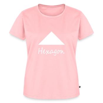 Wrong Hexagon Shape - Women's Premium Organic T-shirt - rose - Front - AI Model Female 172 dark (172cm)