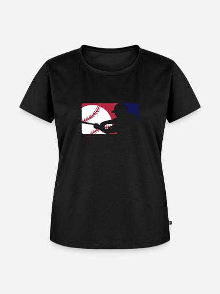 Baseball Player Sign - Frauen Premium Bio T-Shirt - Schwarz