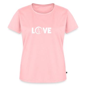 Sporty Hobby Leidenschaft Windsurfer - Frauen Premium Bio T-Shirt - Rosa - Vorne - AI Model Female 172 dark (172cm)