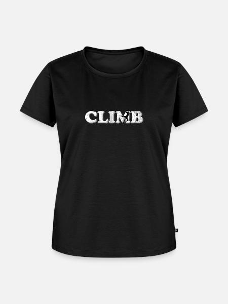 Felsklettern - Geschenk für Kletterer - Frauen Premium Bio T-Shirt - Schwarz