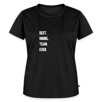 Hiking - Frauen Premium Bio T-Shirt - Schwarz - Vorne - Selfina (174cm)
