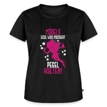 Junggesellin Team Braut Party Saufen Lustig Spruch - Frauen Premium Bio T-Shirt - Schwarz - Vorne - Selfina (174cm)