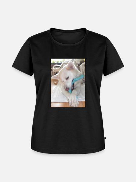 Cohen und sein Spielzeug - Frauen Premium Bio T-Shirt - Schwarz