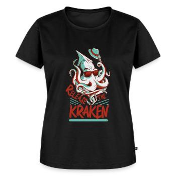 Cthulhu - T-shirt Premium bio Femme - noir - Devant - Selfina (174cm)