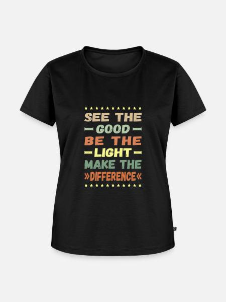 Make the difference - Frauen Premium Bio T-Shirt - Schwarz