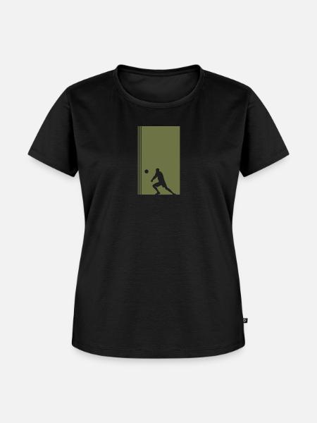 Volleyball Volleyballer Beachball - Frauen Premium Bio T-Shirt - Schwarz