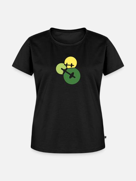 Deadlift Gym - Frauen Premium Bio T-Shirt - Schwarz
