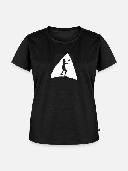 Badmintonspieler Badminton - Frauen Premium Bio T-Shirt - Schwarz