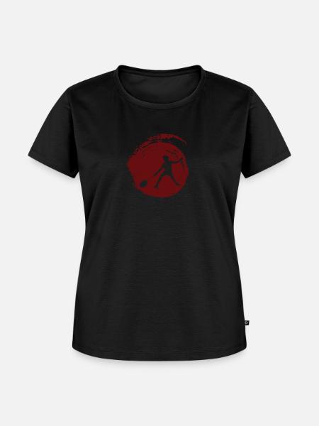 Badminton Badmintonspieler Badmintonspieler - Frauen Premium Bio T-Shirt - Schwarz