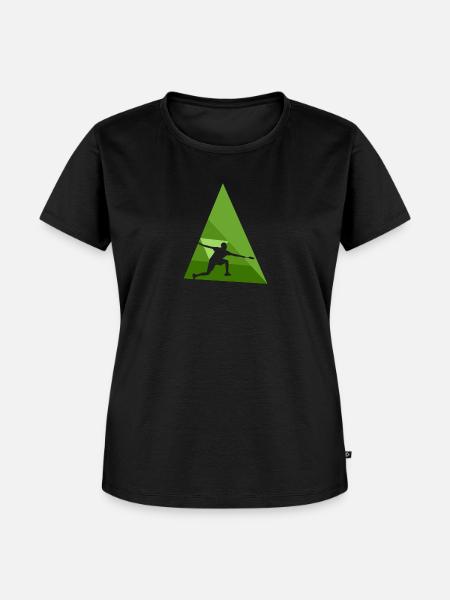 Badminton Drop Drop Clear - Frauen Premium Bio T-Shirt - Schwarz